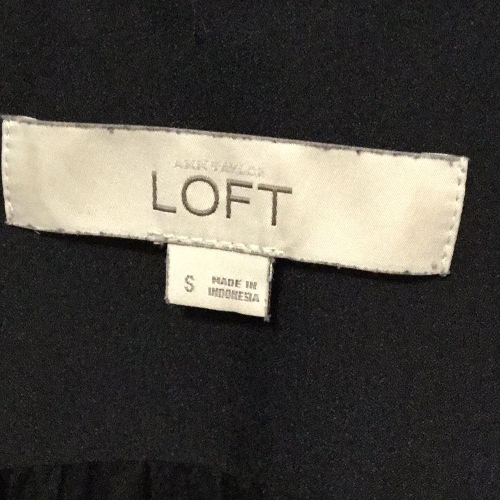 Black long blouse button up. - Picture 3 of 5